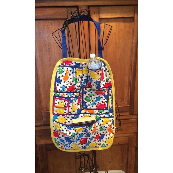 Car Seat Organizer Kitty Cat Over the Seat Organizer Handmade - Picture 3 of 3